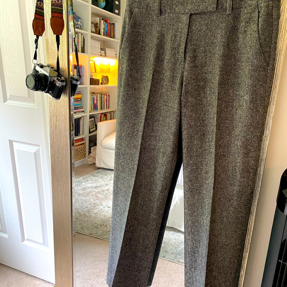 Wool Wide Leg Trousers